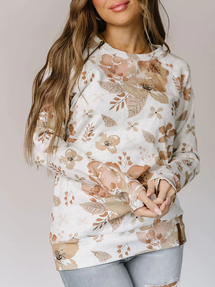 Ampersand Ave Lets Grow Together SideZip Pullover