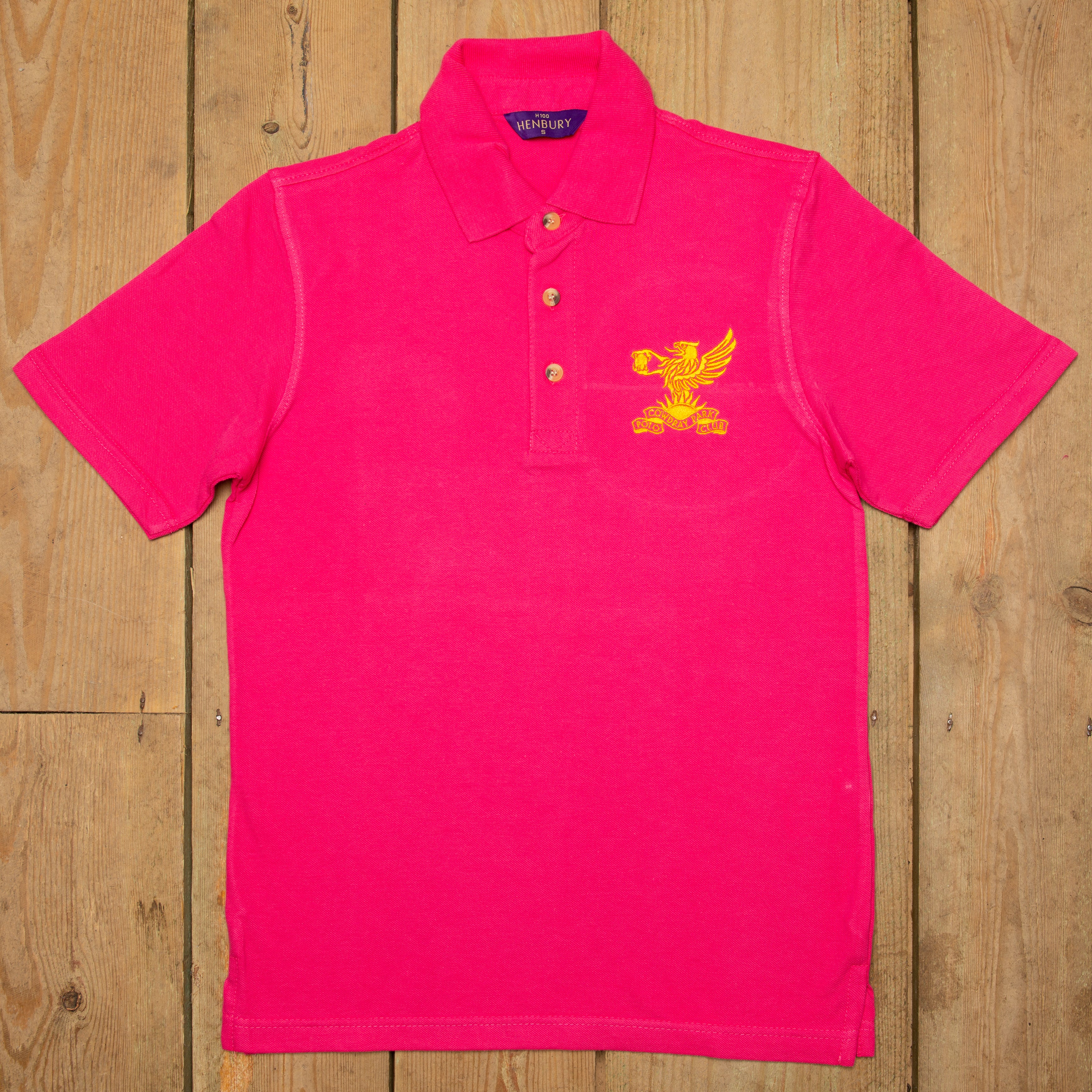 ladies pink polo shirt