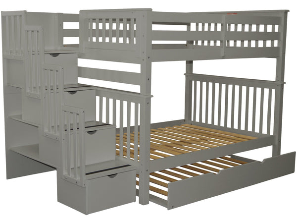 full over full trundle bunk beds