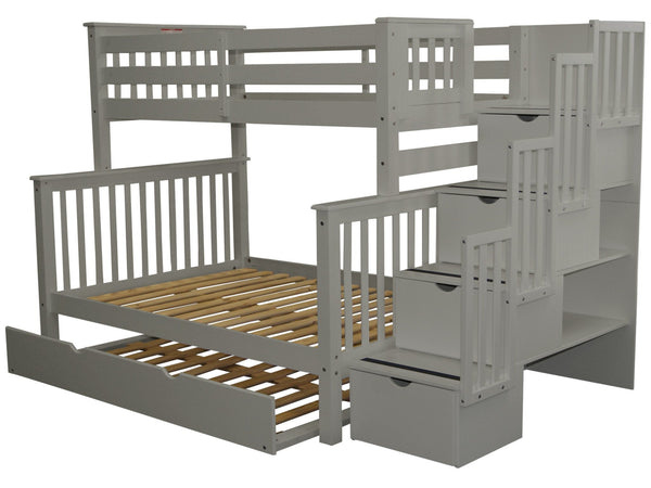 full over full bunk bed with trundle