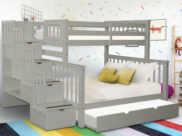 full over full bunk bed that can be separated