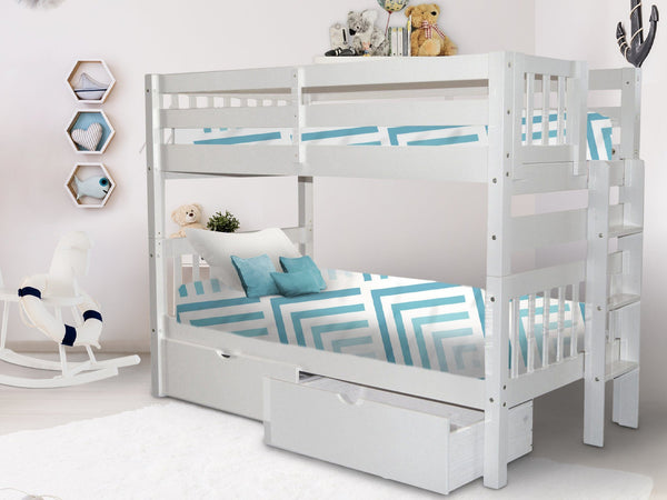 bunk bed with only top bunk