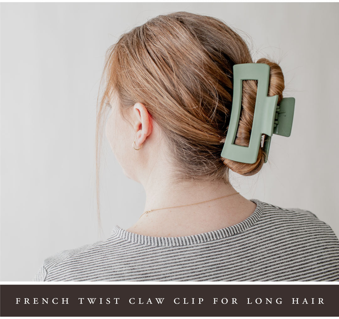 How To Put Your Hair Up In A Claw Clip Hairstyle - Everyday Hair
