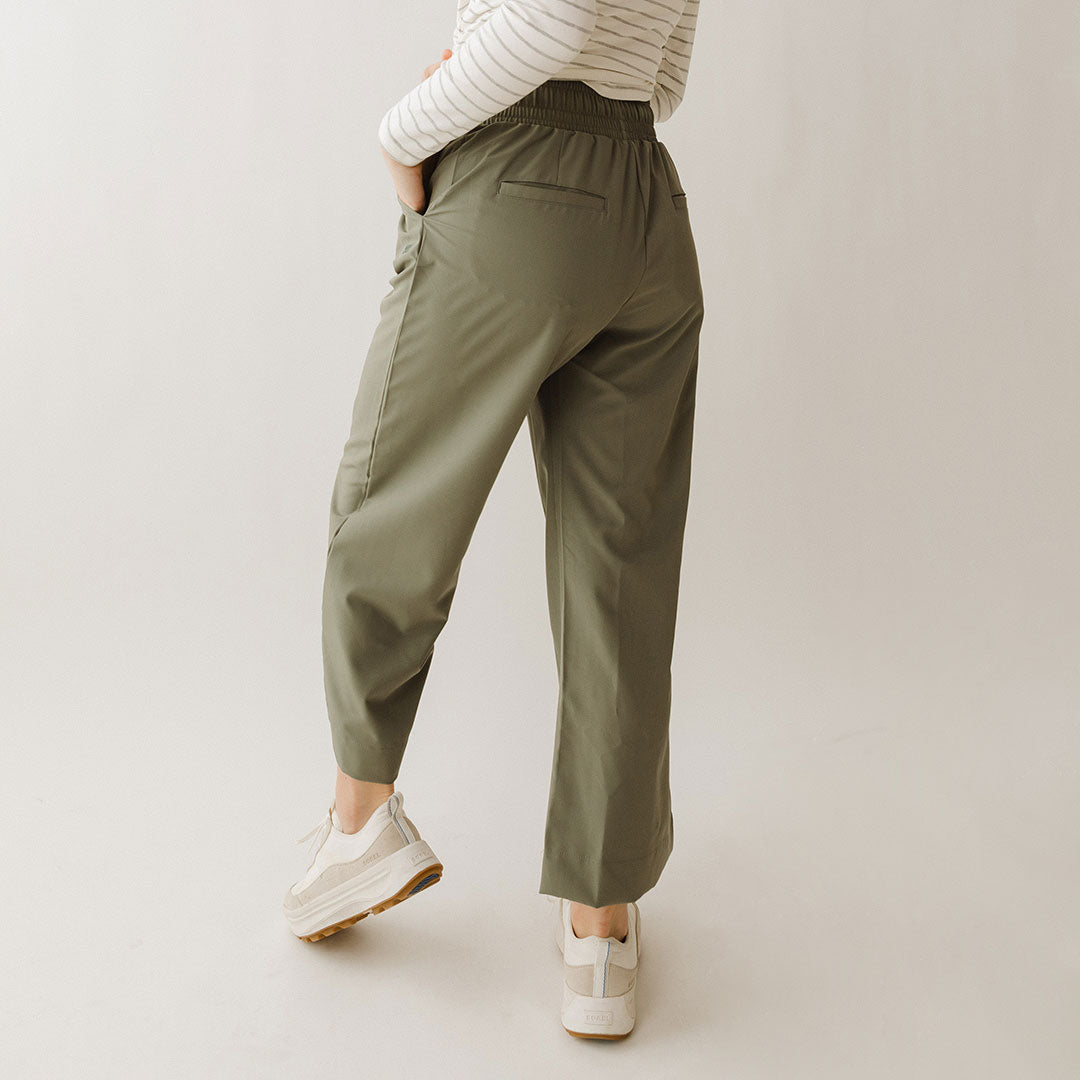 Audrey Wide Leg Pants Olive Albion 