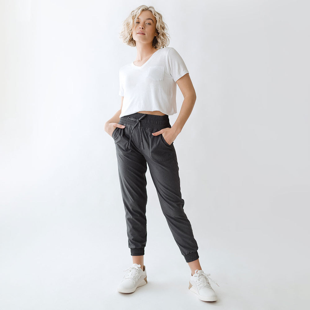 At Ease Joggers: Women's Comfortable Sweatpants that Look Great - Albion