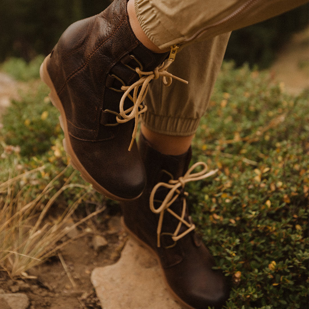 sorel lace up wedge