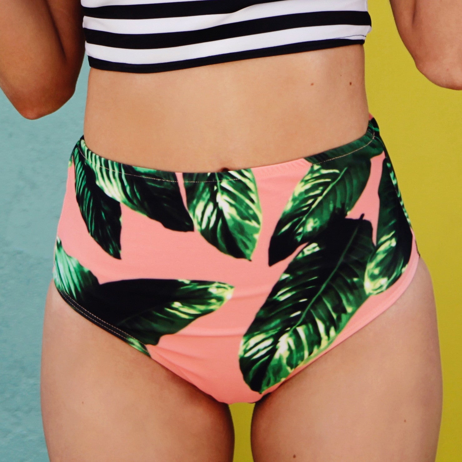 high waisted swim bottoms