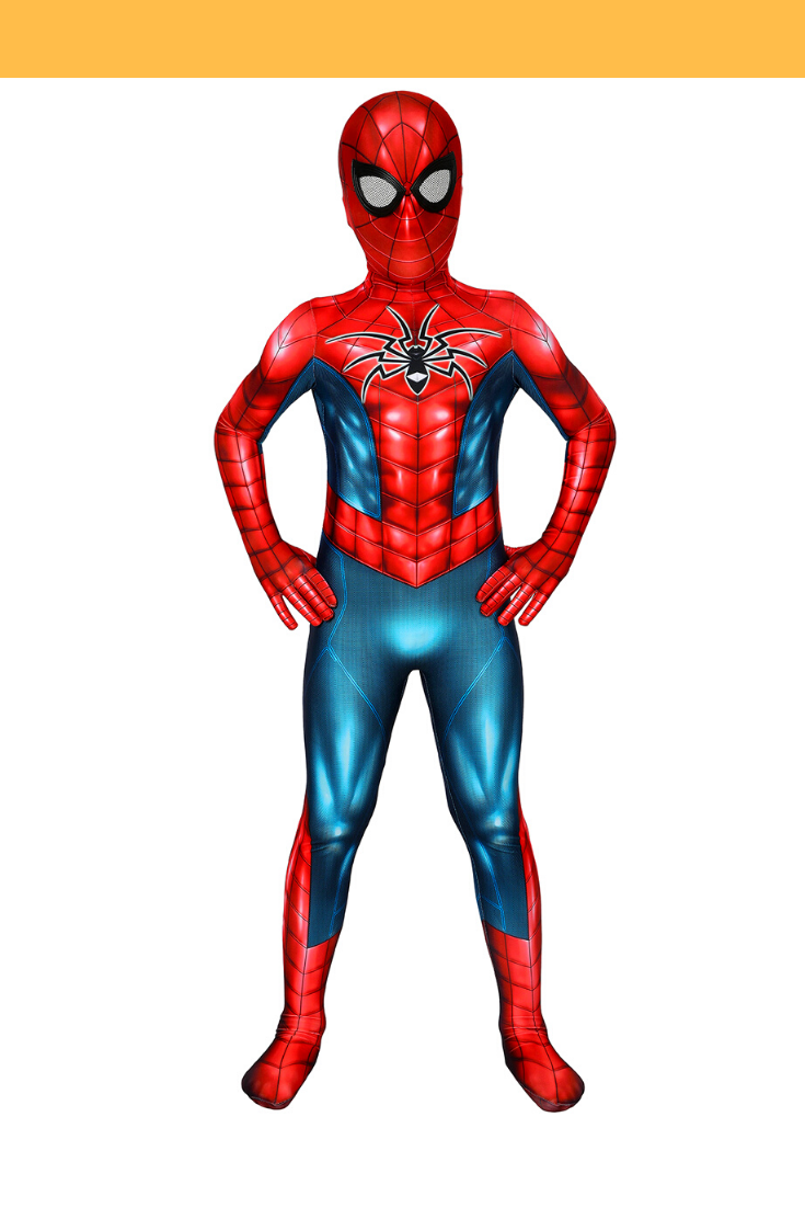 Spiderman MKIV Kids Size Digital Printed Cosplay Costume - Cosrea Cosplay