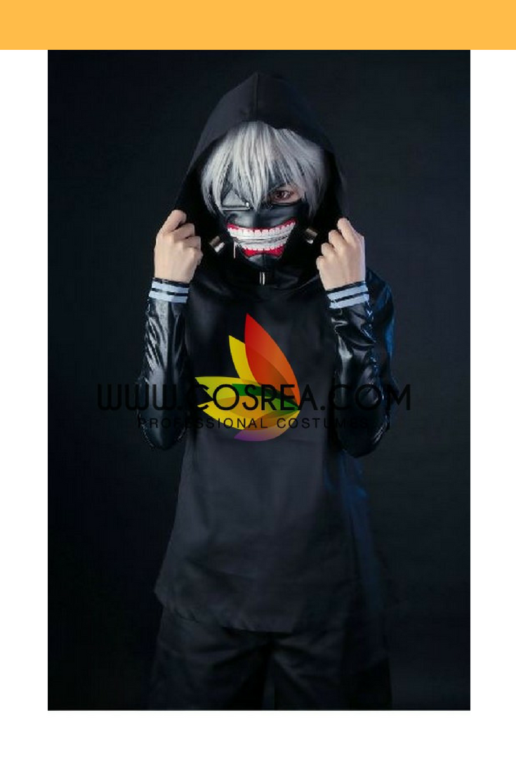 Tokyo Ghoul Ken Kaneki PU Leather Complete Cosplay Costume - Cosrea Cosplay