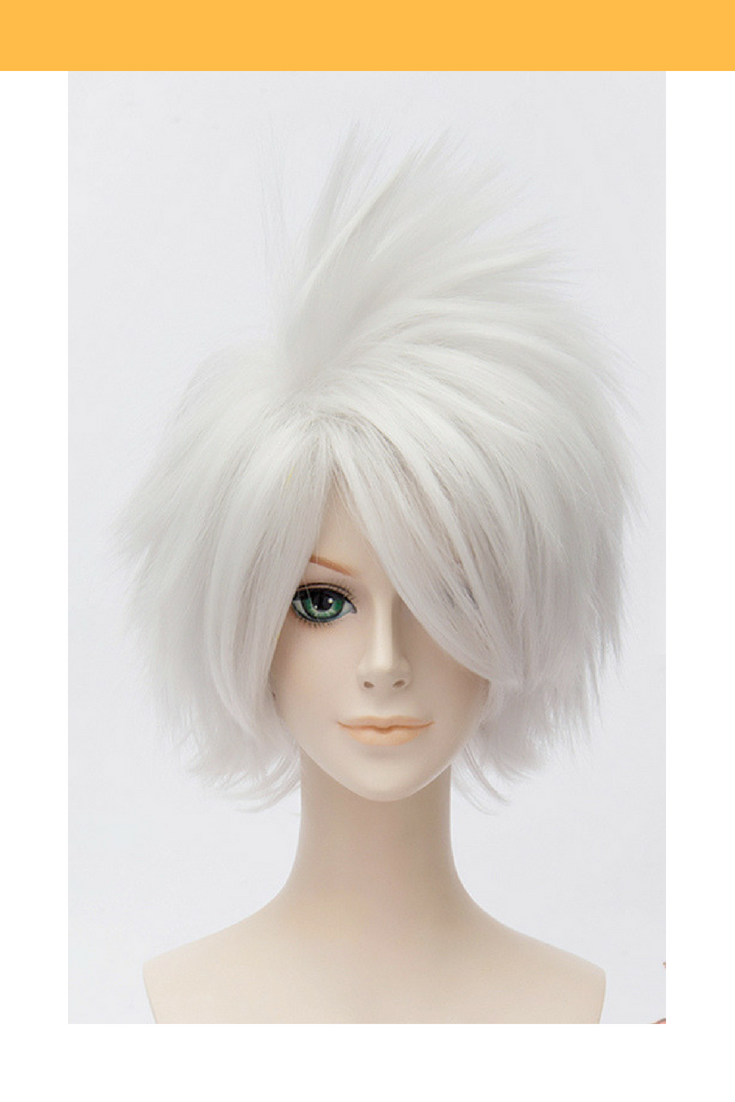 silver white cosplay wig
