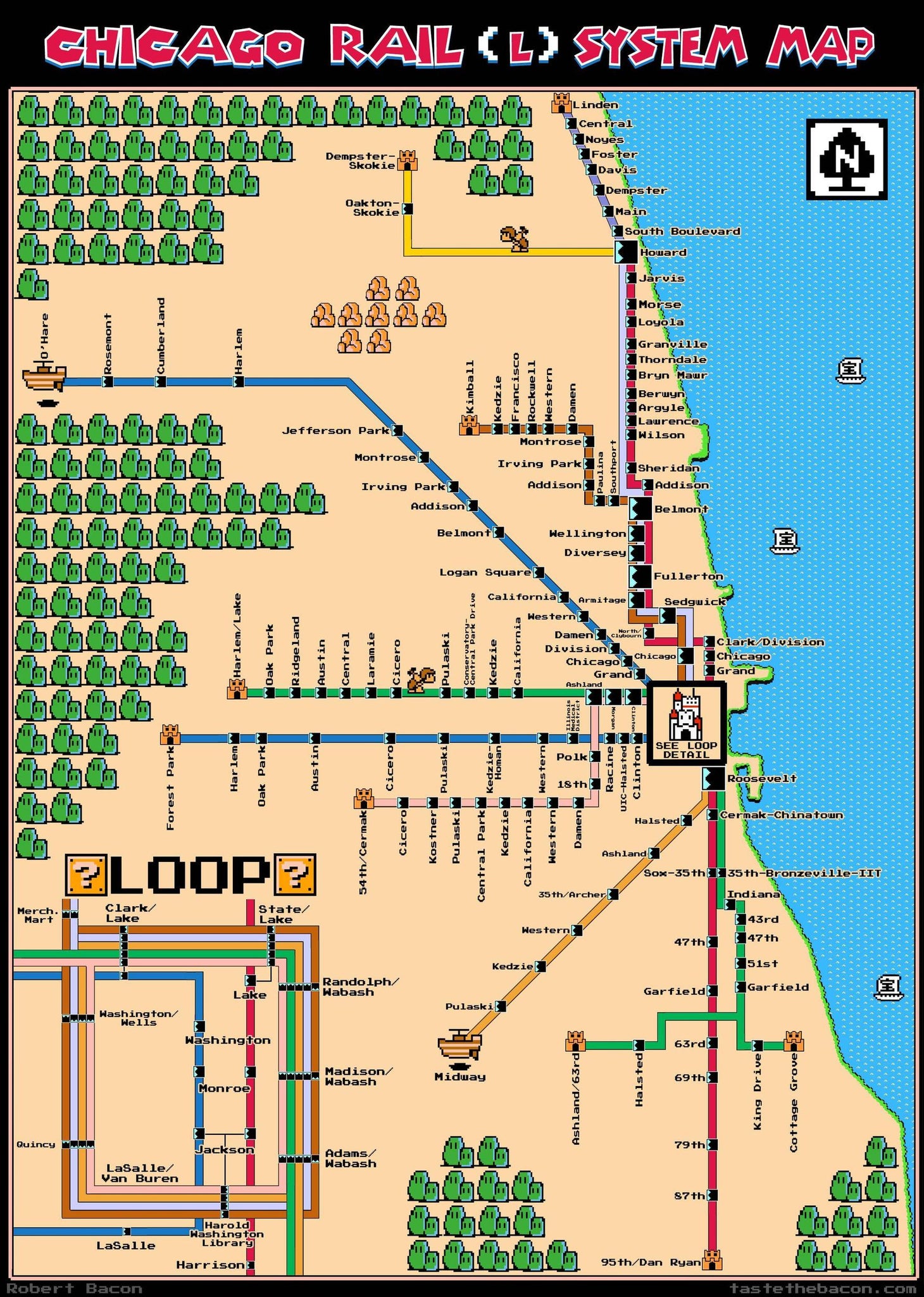 chicago super mario map 