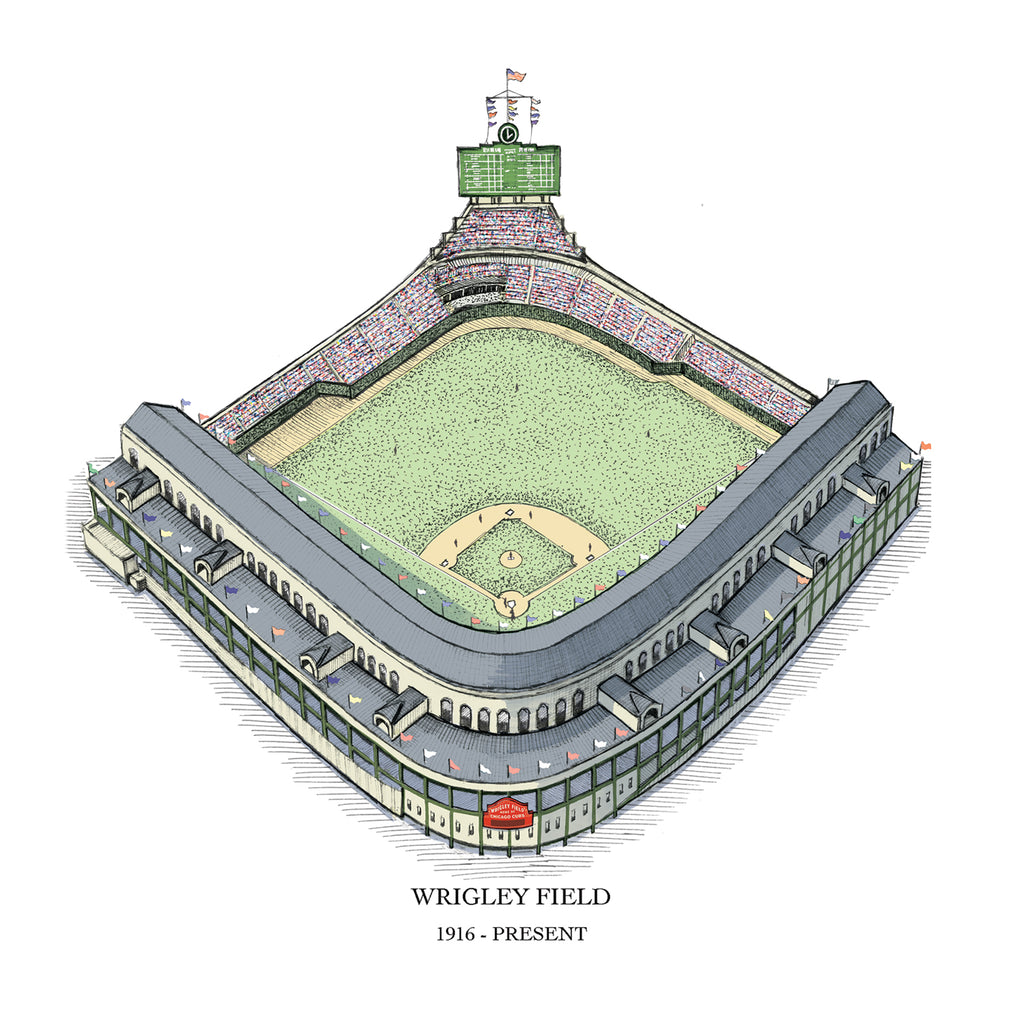 Wrigley Field drawing