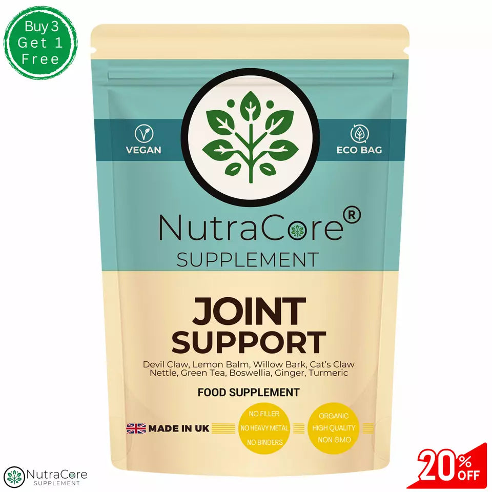 Joint Support Mix Capsules 6000mg - Devil's Claw, Lemon Balm & White Willow Blood Sugar Magnesium Glycinate