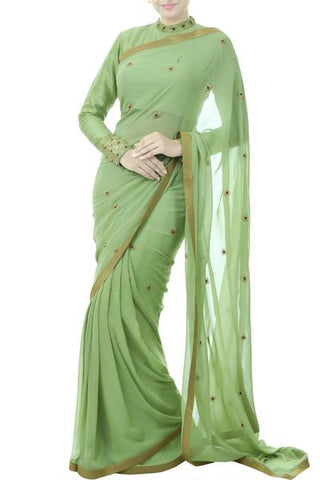 how to look slim in saree when you are fat