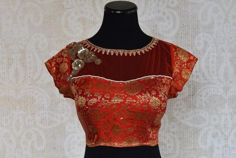 Velvet Saree Blouse - Buy Trendy Velvet Saree Blouse Online in India |  Myntra