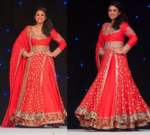 lehengas for fat ladies