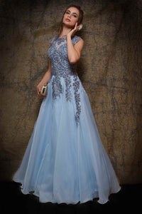 sky blue gowns online