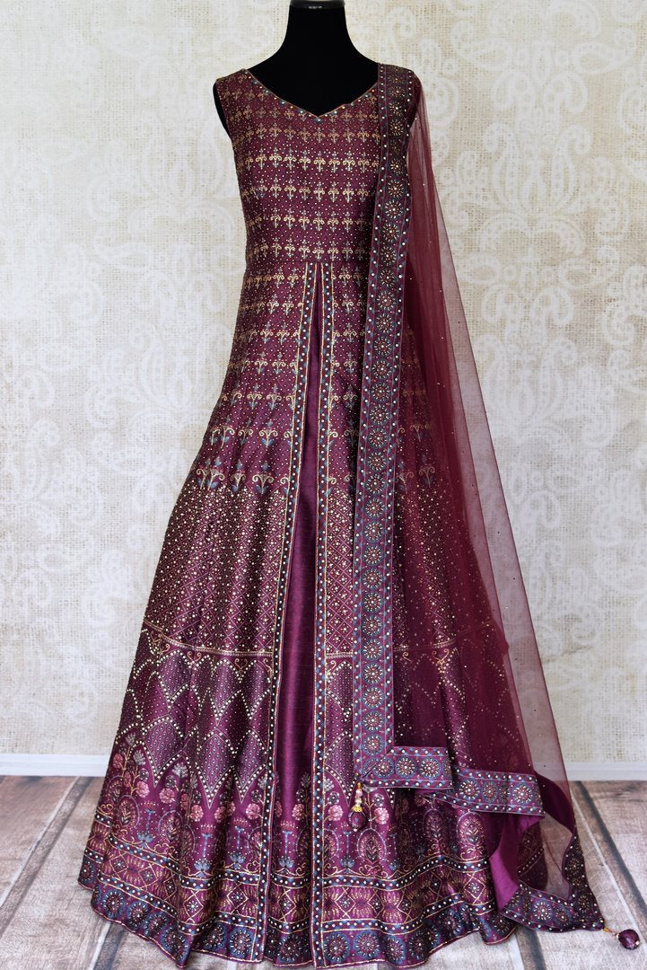 full anarkali gown