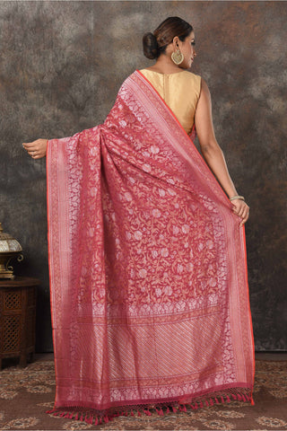 Jamdani Banarasi Silk Saree