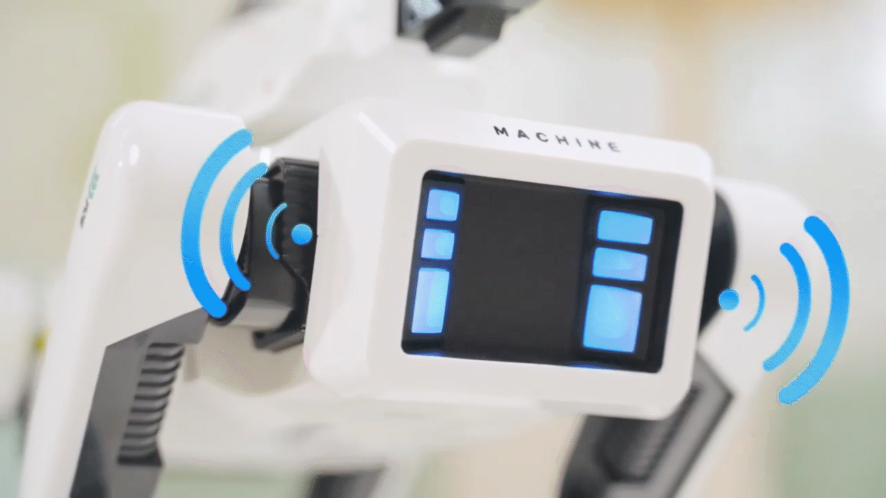 Voice-activated robotic dog from Raxiva, showcasing lifelike movements and interactive features for endless fun.