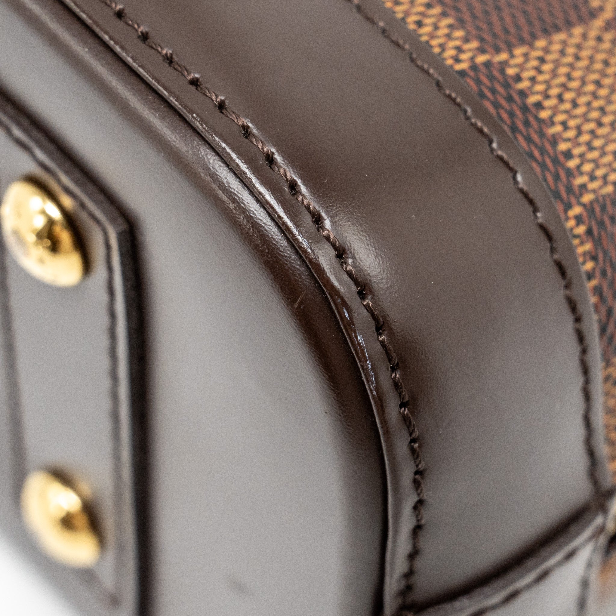 LOUIS VUITTON Alma BB Damier Ebene Canvas GHW 1299
