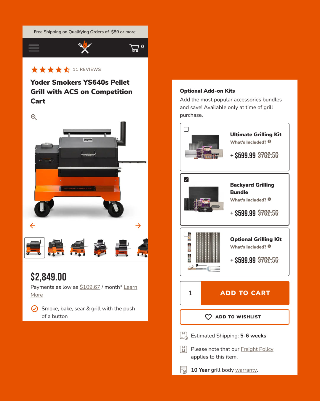 ATBBQ Checkout page