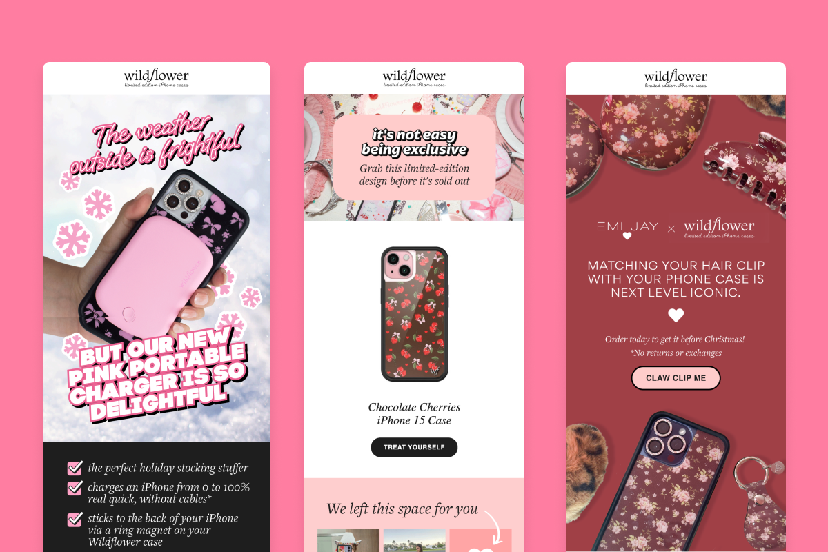 Wildflower email designs