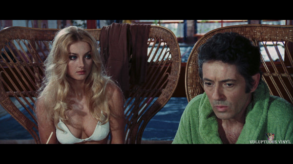 Barbara Bouchet and Farley Granger in Amuck