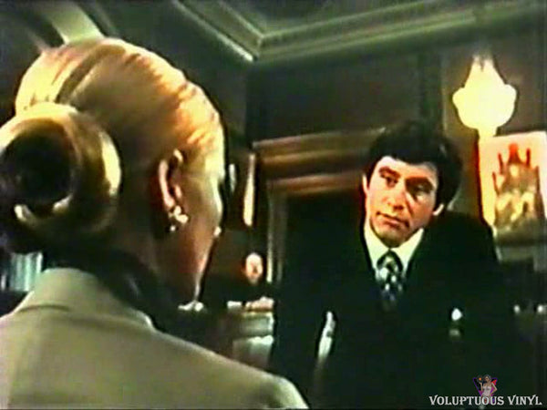 Barbara Bouchet and James Farentino court hearing in Cool Million