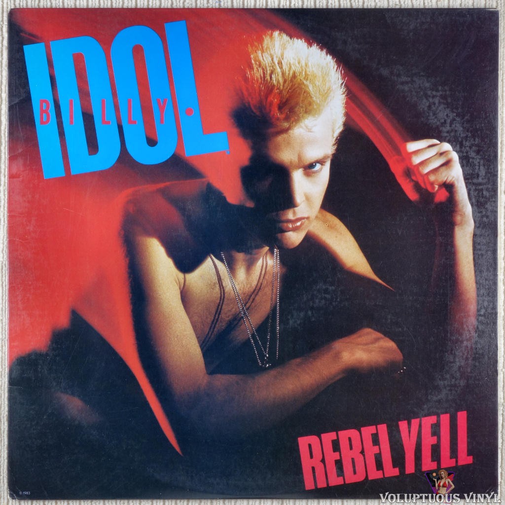 Billy Idol ‎ Rebel Yell 1983 Vinyl Lp Album Voluptuous Vinyl Records 3466