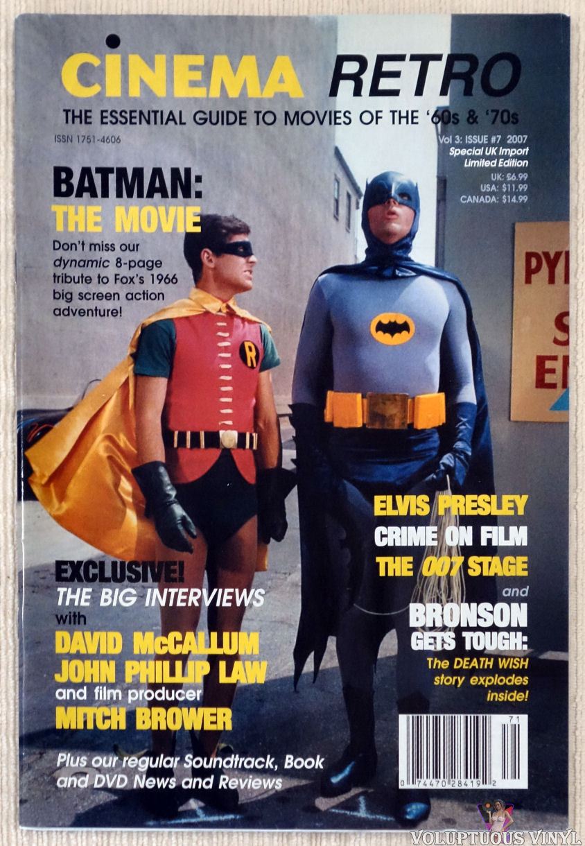 Cinema Retro Issue #07 - January 2007 - Batman Magazine – Voluptuous Vinyl  Records