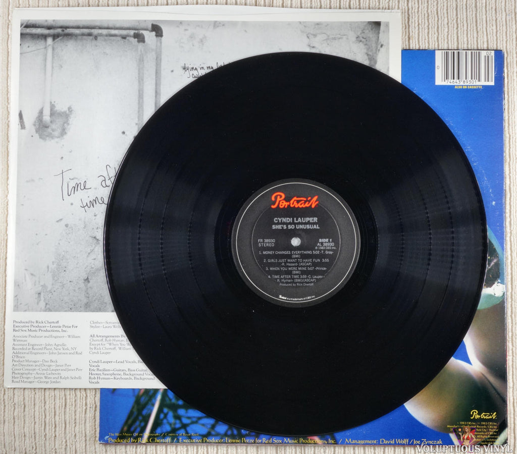 Cyndi Lauper ‎ Shes So Unusual 1983 Vinyl Lp Album Voluptuous Vinyl Records 
