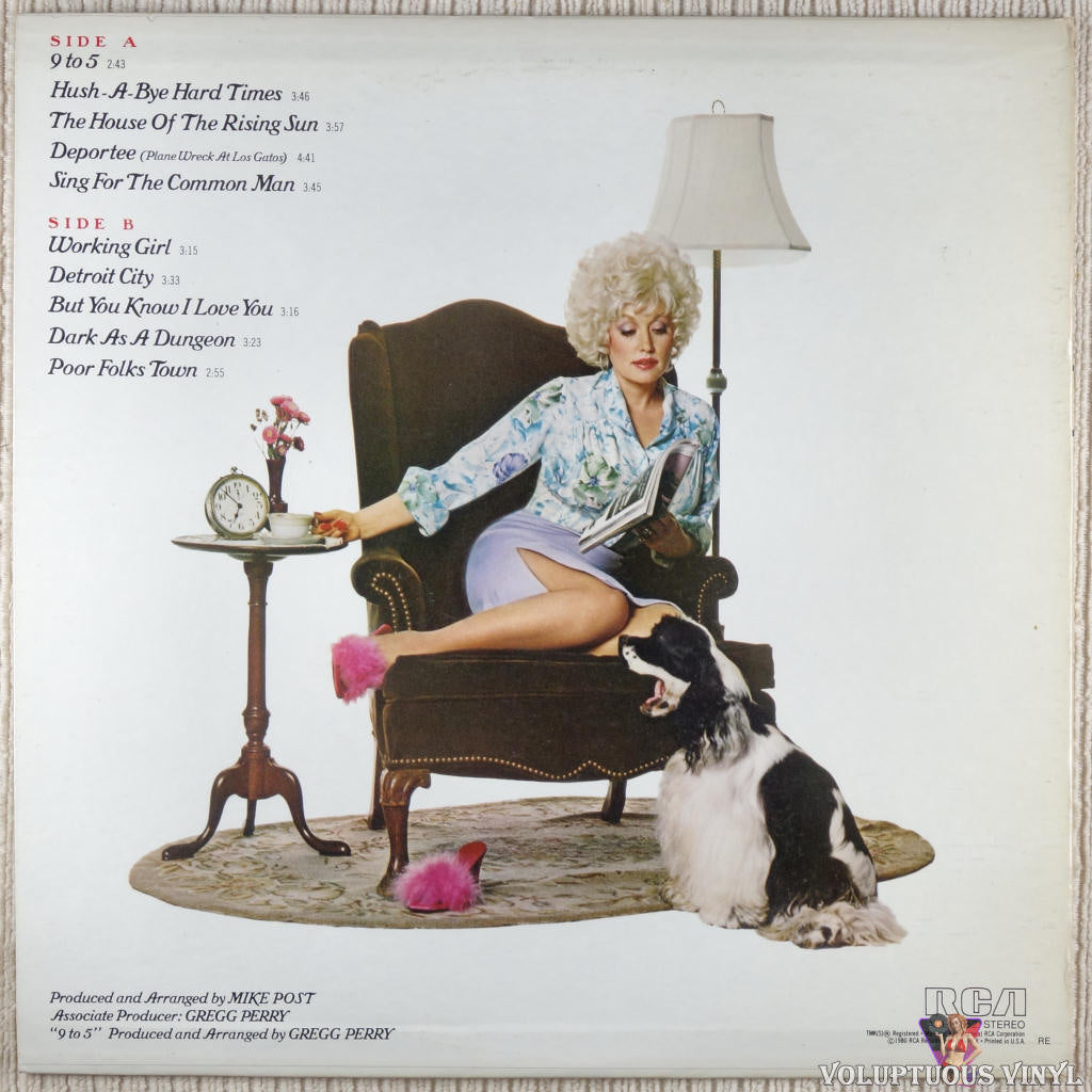 Dolly Parton ‎ 9 To 5 And Odd Jobs (1980) Vinyl, LP, Album