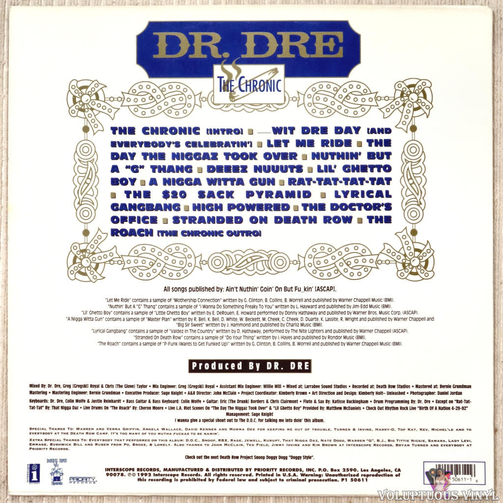 dr dre the chronic album cover