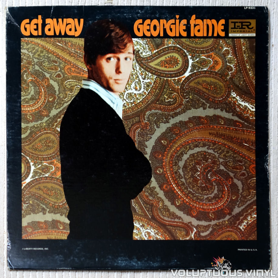 Georgie Fame ‎ Get Away 1966 Mono Vinyl Voluptuous Vinyl Records