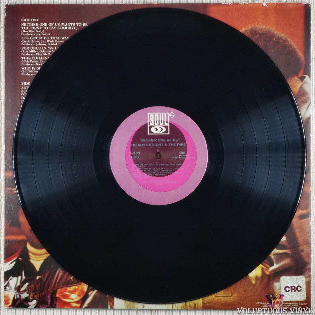 Gladys Knight And The Pips – Neither One Of Us (1973) Vinyl, LP, Album ...