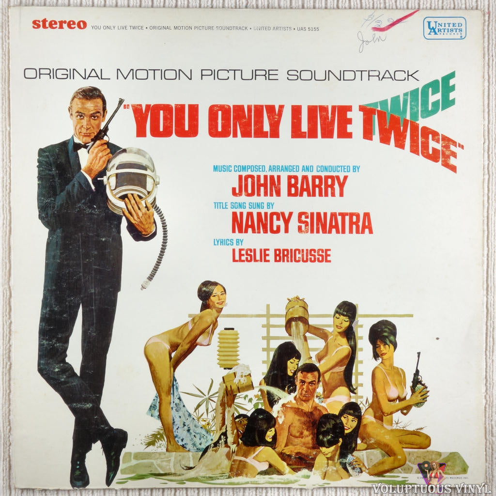 John Barry You Only Live Twice Original Motion Picture Soundtrack 1967 Vinyl Lp Album Stereo Voluptuous Vinyl Records