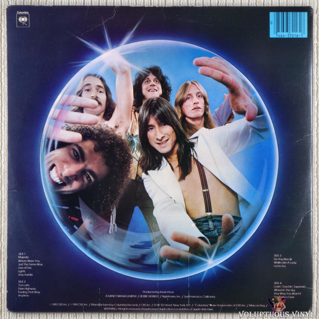 journey lp vinyl captured