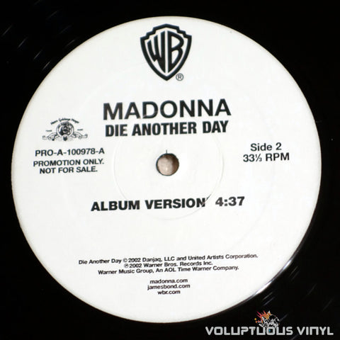 Madonna ‎– Die Another Day (2002) Vinyl, 12