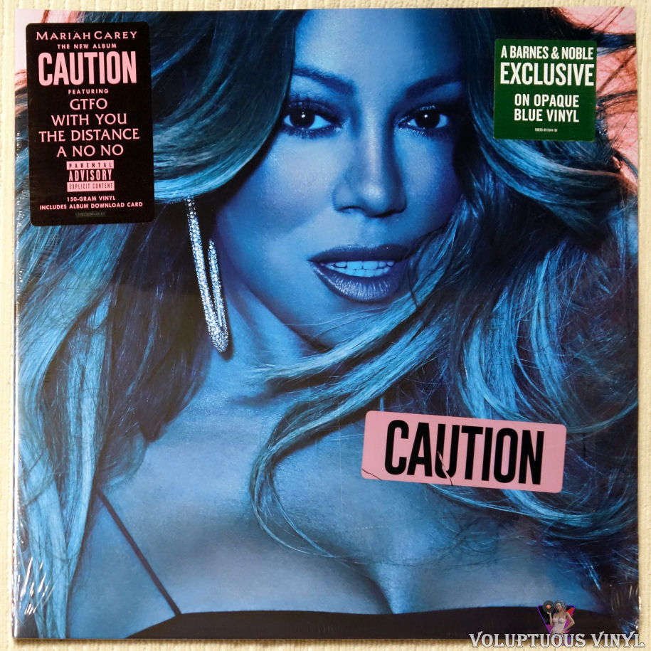 Mariah Carey ‎ Caution (2018) Vinyl, LP, Album, Blue Opaque, Gatefold