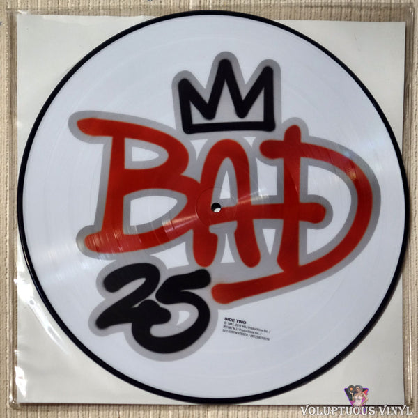 Michael Jackson ‎ Bad 25 2012 Vinyl Lp Album Picture Disc Voluptuous Vinyl Records 8994