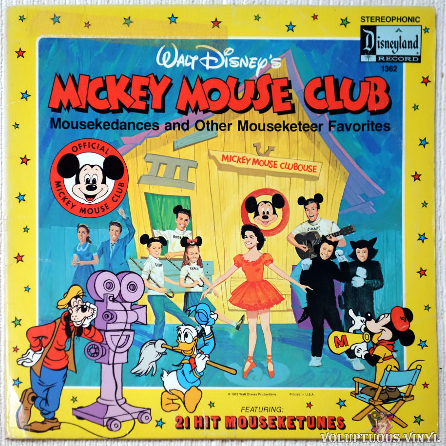 Mickey Mouse Club Mousekedances And Other Mouseketeer Favorites 19 Voluptuous Vinyl Records - mickey mouse clubhouse theme song loud roblox id