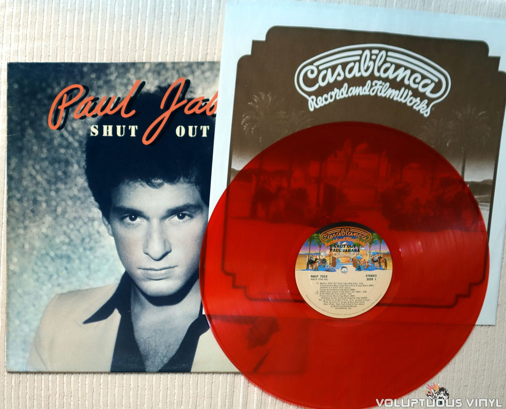 Paul Jabara ‎– Shut Out (1977) Red Vinyl – Voluptuous Vinyl Records