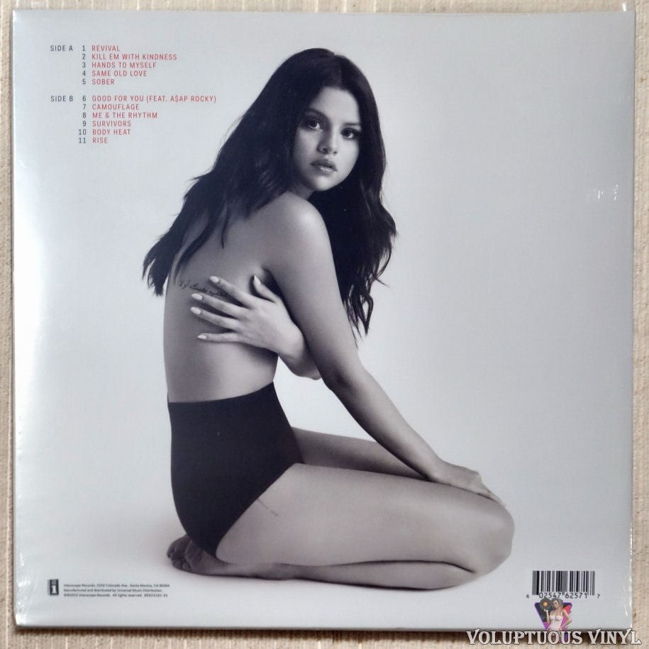 Selena Gomez ‎ Revival 2015 Vinyl Lp Album Red Voluptuous Vinyl Records