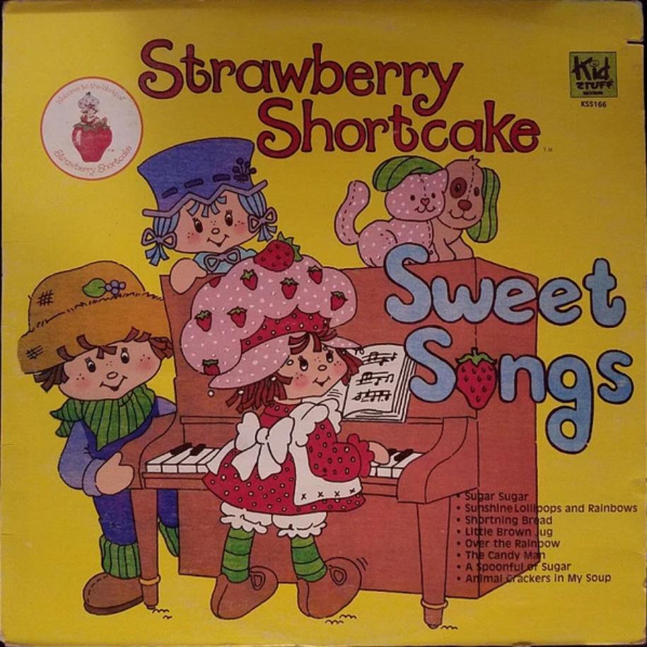 Strawberry Shortcake Sweet Songs 1980 Vinyl Lp Album Voluptuous Vinyl Records