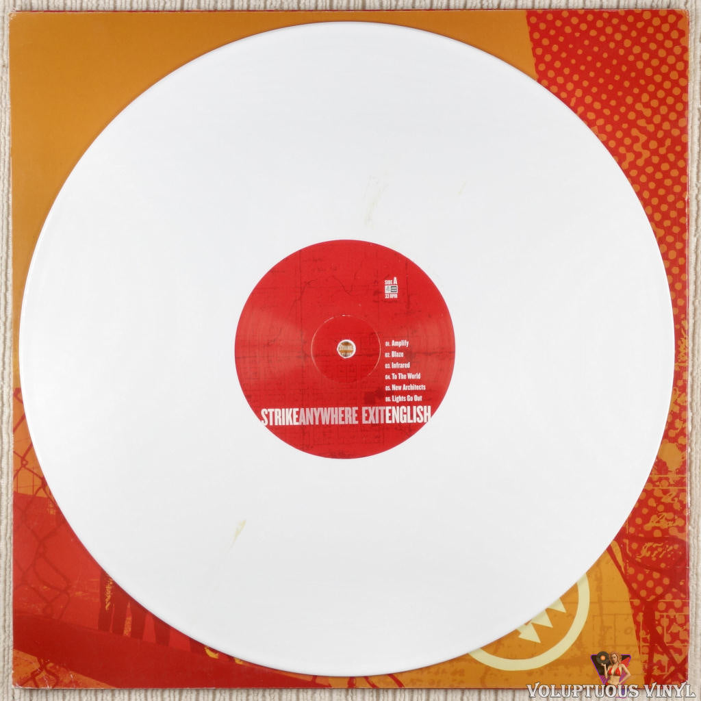 Strike Anywhere ‎– Exit English (2003) Vinyl, LP, Album, White ...