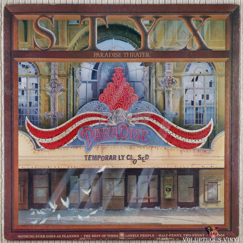 Styx ‎– Paradise Theatre (1981) Vinyl, LP, Album – Voluptuous Vinyl Records