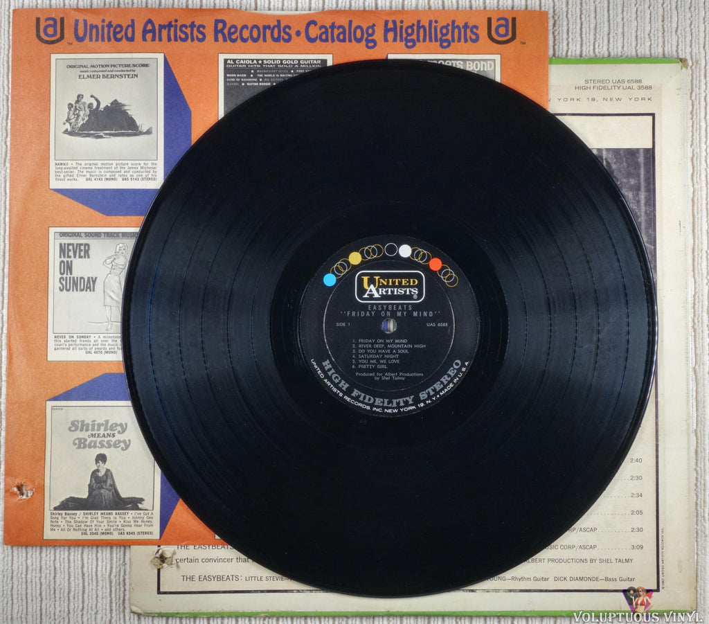 The Easybeats – Friday On My Mind (1967) Vinyl, LP, Album, Stereo ...
