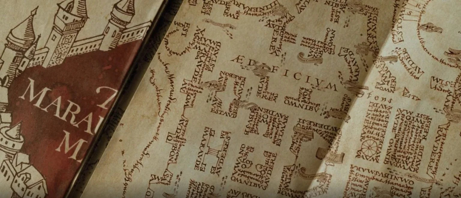 Newt Scamanders name showing on the Marauder's Map
