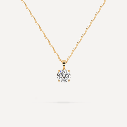 0.71 F-VS1 100% Natural Diamond Necklace